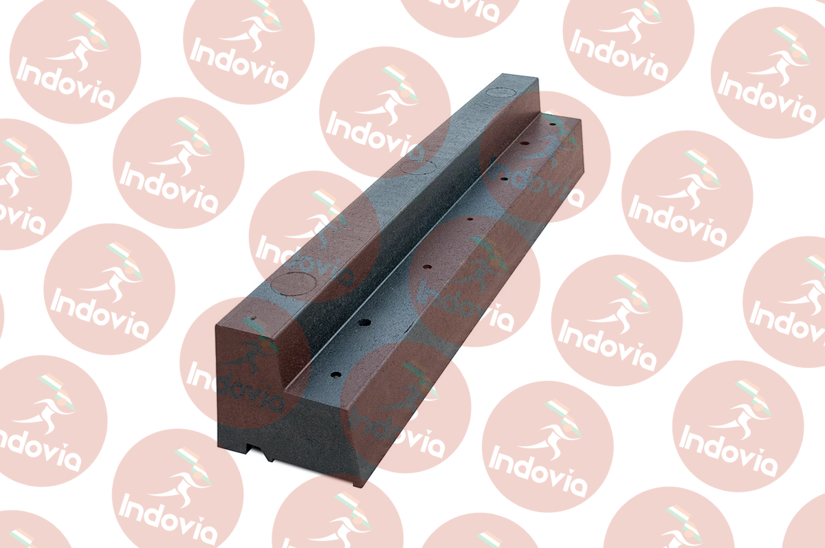 Rubber edge beam installation detail